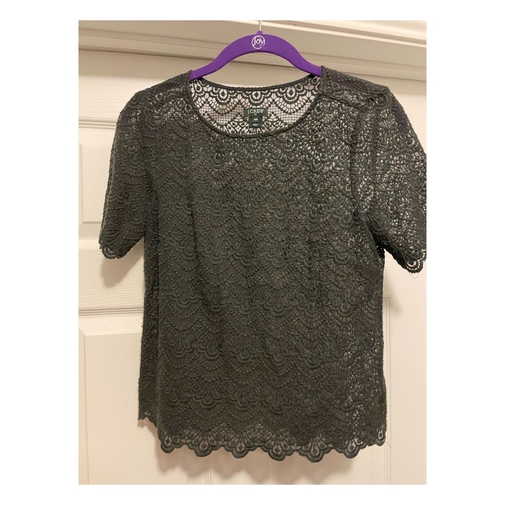 J Crew sheer shirt XXS